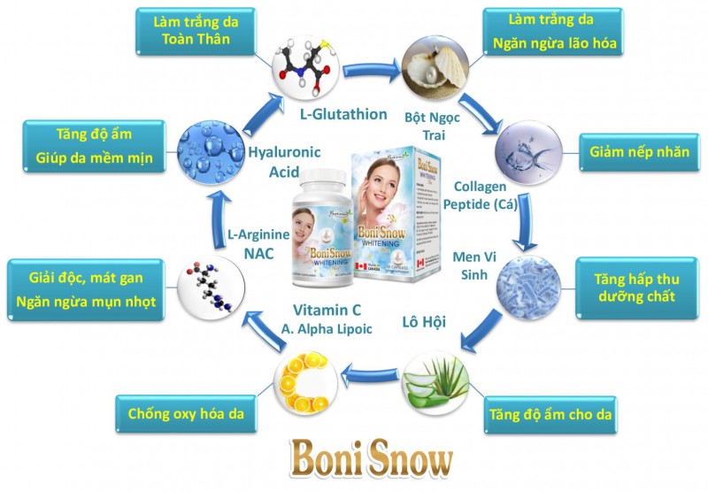 Sức khỏe - Viên uống trắng da BoniSnow có tốt không? (Hình 4).