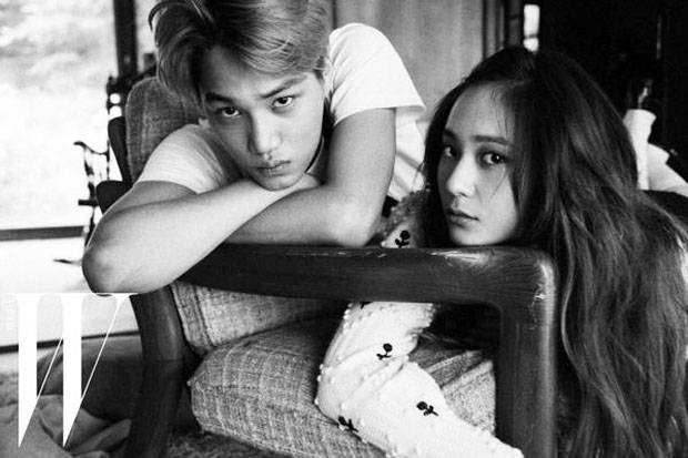 Kai (EXO) mac do Gucci giong nguoi yeu cu tren tap chi hinh anh 6 krystal_2.jpg