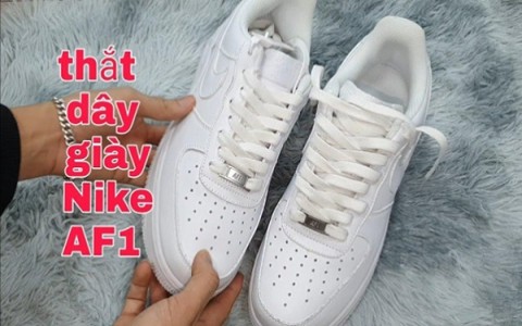 Tulo Shop gợi ý cách thắt dây giày Nike AF1 đơn giản mà độc đáo