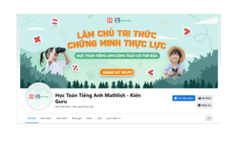 Học Toán Tiếng Anh Mathlish Kiến Guru - Học tập hôm nay, dẫn đầu tương lai