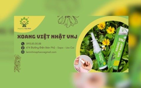 Xoang Việt Nhật VNJ - Thảo dược lành tính giúp hỗ trợ phòng ngừa và giảm các triệu chứng, hiện tượng viêm xoang cho mọi người