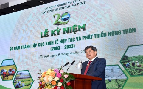 Cục Kinh tế hợp tác và Phát triển nông thôn kỷ niệm 20 năm thành lập: Đóng góp to lớn cho phát triển kinh tế nông thôn