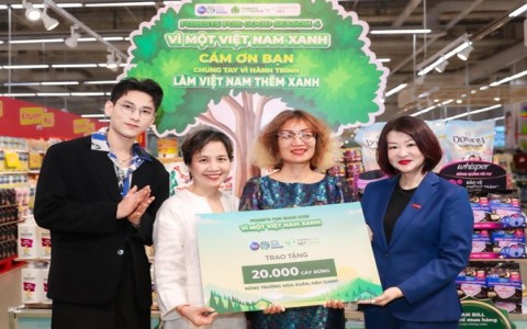 Mua 1 đơn hàng, góp 1 cây xanh cùng P&G Việt Nam