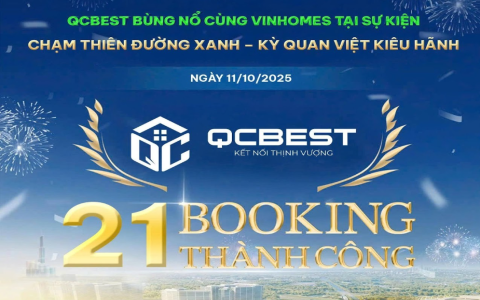 QCbest bứt phá ấn tượng tại siêu sự kiện “Chạm Thiên Đường Xanh – Kỳ Quan Việt Kiêu Hãnh” của Vinhomes Green Paradise Cần Giờ