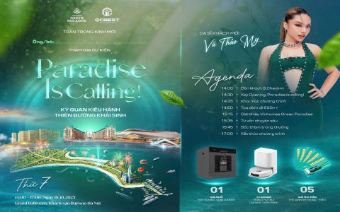 QCbest sẵn sàng bùng nổ tại siêu sự kiện “Paradise is Calling – Kỳ Quan Kiêu Hãnh, Thiên Đường Khải Sinh” cùng Vinhomes Green Paradise Cần Giờ