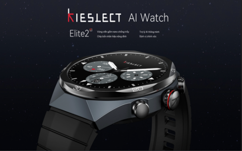 Kieslect chính thức trình làng Elite 2 - Smartwatch AI thế hệ mới tại Việt Nam