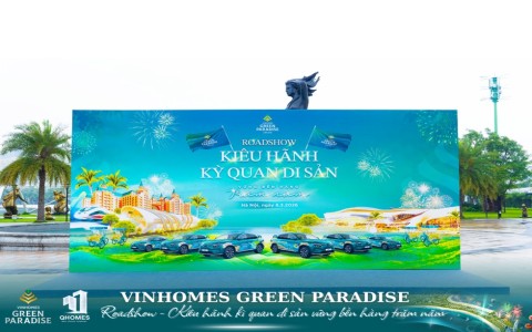 ROADSHOW VINHOMES GREEN PARADISE CẦN GIỜ KHUẤY ĐỘNG PHỐ PHƯỜNG HÀ NỘI, QHOMES LAN TỎA THÔNG ĐIỆP SỐNG XANH