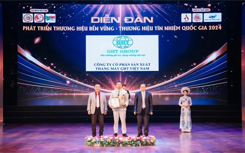 GHT - Tự hào nhận giải thưởng "Top 10 Thương hiệu Tín nhiệm Quốc gia 2024"