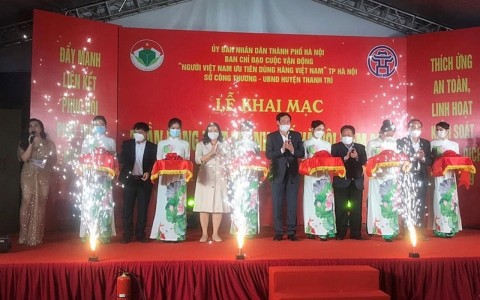 Khai mạc Tuần hàng Việt huyện Thanh Trì