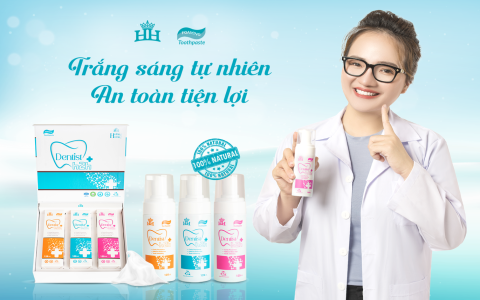 Kem đánh răng Dentist H2H đánh bay vi khuẩn gây sâu răng