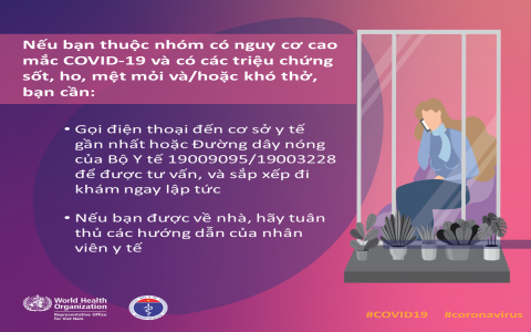 Nếu bạn thuộc nhóm nguy cơ cao mắc COVID-19, hãy làm ngay những việc này