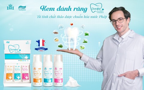 Kem đánh răng Dentist H2H – Phòng ngừa sâu răng hiệu quả cho trẻ nhỏ