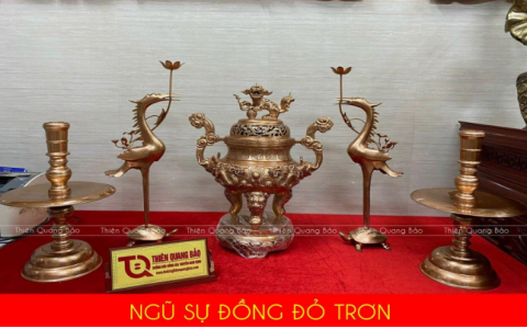 Thiên Quang Bảo: Đồ thờ bằng đồng đỏ, đồng cattut cao cấp rẻ nhất 