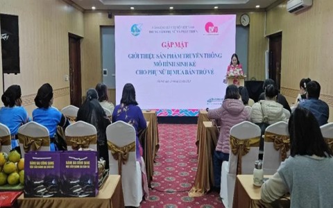 Giới thiệu sản phẩm truyền thông mô hình sinh kế cho phụ nữ bị mua bán trở về