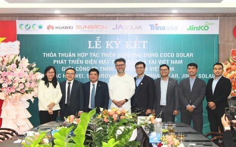 Hợp tác chiến lược giữa COCO SOLAR và các đối tác uy tín: BIDV Chi nhánh Hà Đông, HUAWEI, JA SOLAR, TRINA SOLAR, JINKO SOLAR và SUNGROW