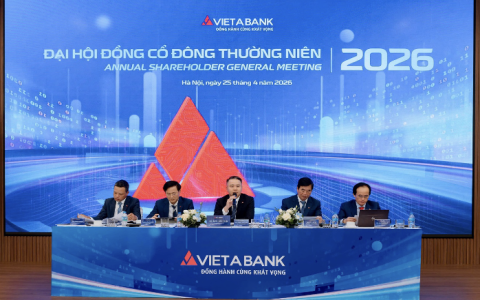 Đại hội đồng cổ đông VietABank 2026: Thông qua kế hoạch lợi nhuận 1.945 tỷ đồng, tăng vốn hơn 55% và đẩy mạnh chuyển đổi số