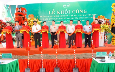 Hà Nội: Khởi công khối nhà ở xã hội CT7 thuộc dự án Tây Nam Kim Giang