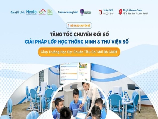Hội thảo chiến lược chuyển đổi số: "Chìa khóa" giúp nhà trường đạt chuẩn lớp học thông minh và thư viện số của Bộ GD&ĐT