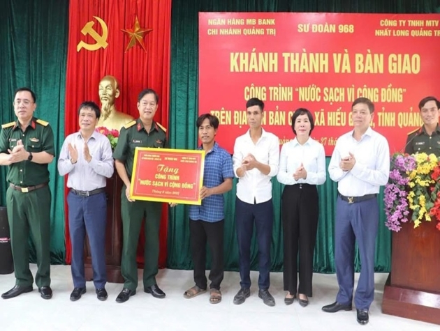 MB Quảng Trị bàn giao công trình “Nước sạch vì cộng đồng” tại Bản Chùa