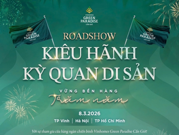 Vinhomes Green Paradise khuấy động phố phường 3 miền với roadshow chào mừng ngày Quốc tế Phụ nữ 8/3