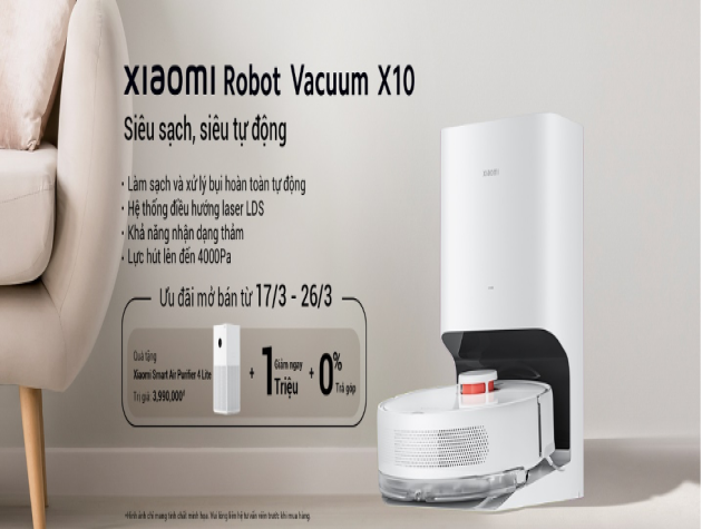 Xiaomi ra mắt loạt robot hút bụi cao cấp thế hệ mới nâng tầm chuẩn sống thông minh của người Việt