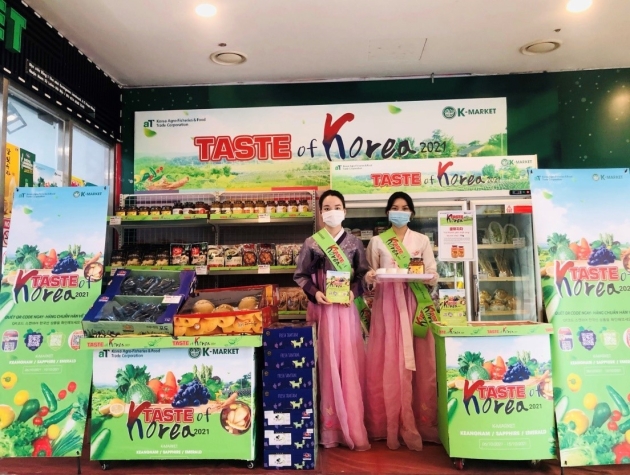 “Taste Of Korea 2021” K-MARKET- Quảng bá nông sản Hàn Quốc tại Việt Nam