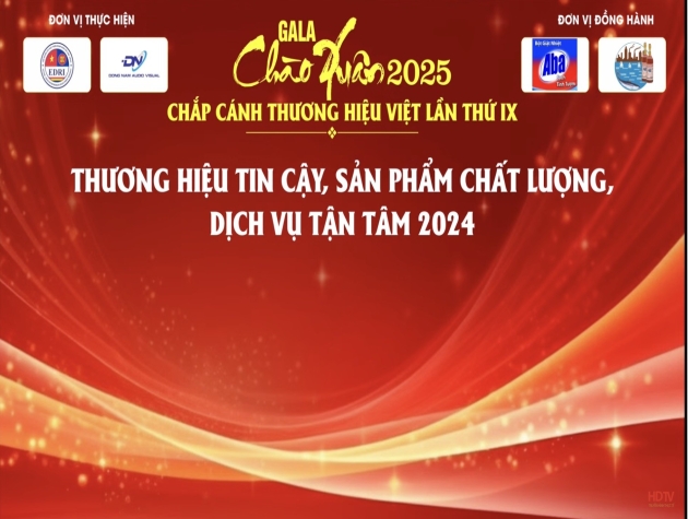 Gala Chào Xuân 2025 - Chắp cánh thương hiệu Việt lần thứ IX