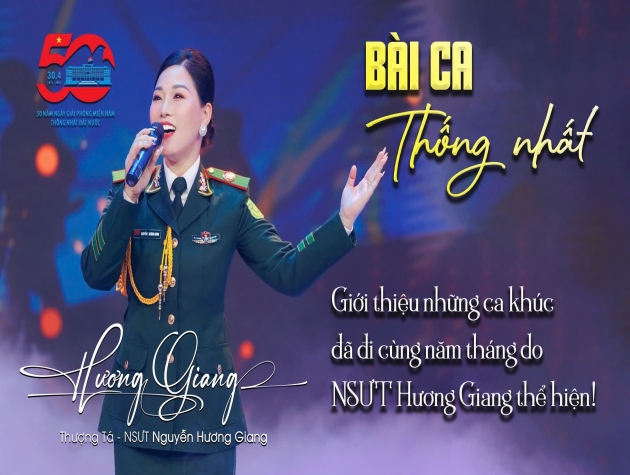 NSƯT Hương Giang ra mắt Album “Bài ca Thống nhất”